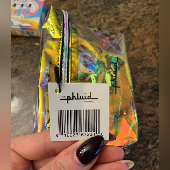 The Phluid Project Clear PVC Fannypack with free gift 4-pc spray set. New! Vegan - Picture 5 of 14